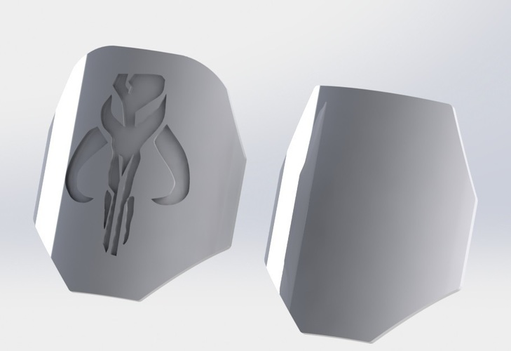 Mandalorian shoulder pad 3D Print 122756