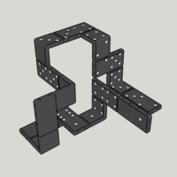 3D domino for in space - Thumbnail 1