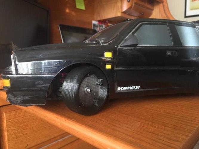 "Split Slick" - R/C Drift Wheel Kit 3D Print 122836