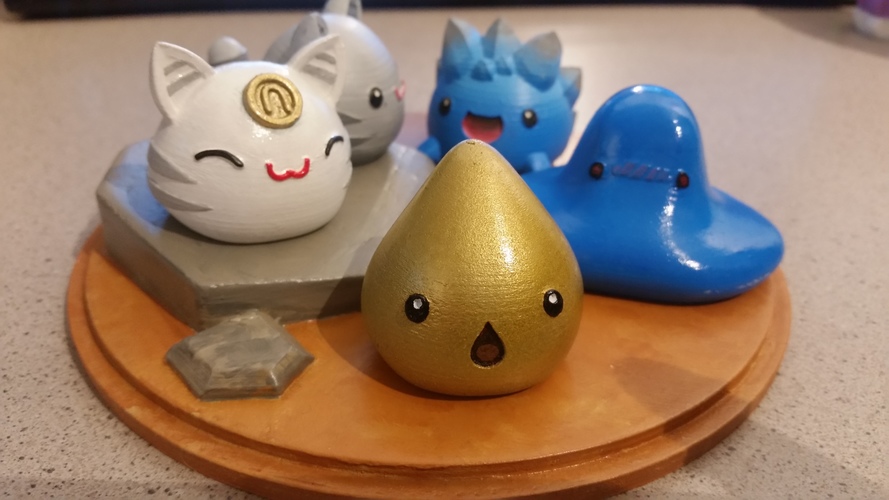 Slime Rancher - Gold, Lucky and Puddle Slimes! 3D Print 122864