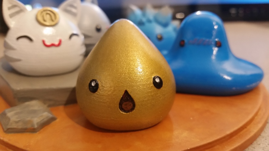 Slime Rancher - Gold, Lucky and Puddle Slimes! 3D Print 122865
