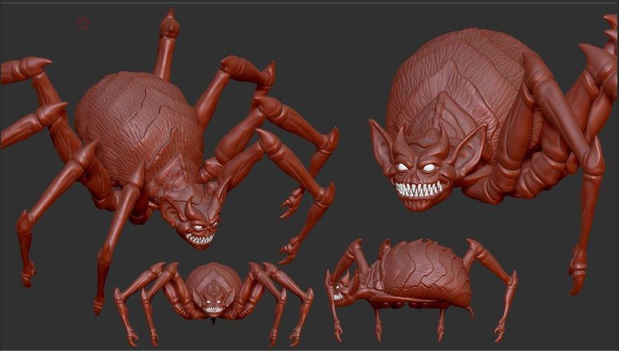 Demon Spider 3D Print 122866