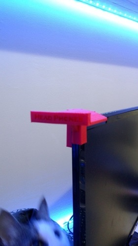 screen clamp head phone mount 3D Print 123099