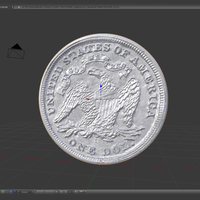 1870 S Seated Liberty Dollar US Coin - Thumbnail 4