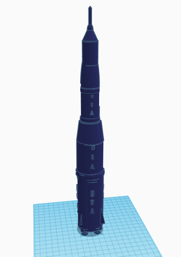 Space Missile 3D Print 123206