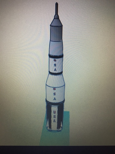 Space Missile 3D Print 123207