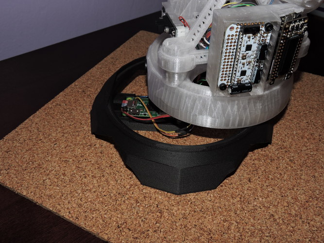 Expansion Base: Pi Zero for the Desktop Satellite Antenna 3D Print 123209