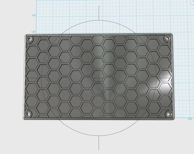 Hex Style Project Housing Box for Temp Controller and 3 Switches 3D Print 123246