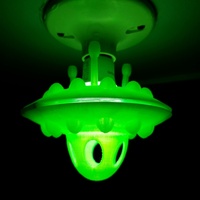 Small Flying Saucer LED lightbulb fixture 3D Printing 123390