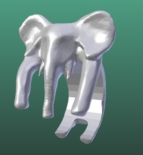 Elephant ring 3D Print 123398