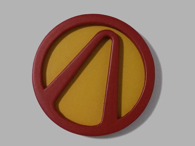 Borderlands Vault Symbol 3D Print 123501