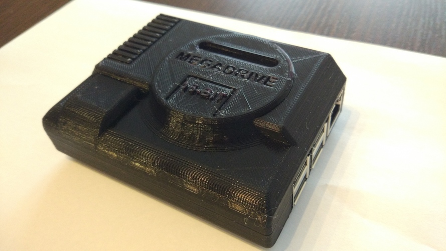 Raspberry pi megadrive case 3D Print 123667