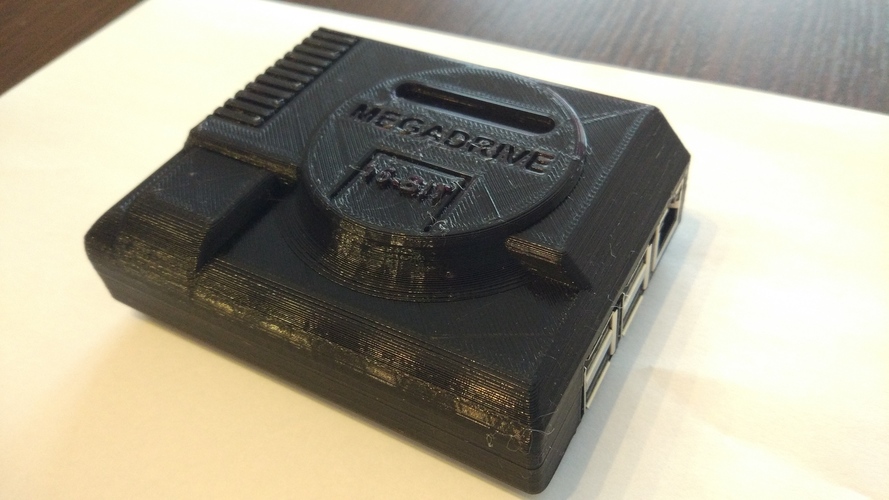 Raspberry pi megadrive case