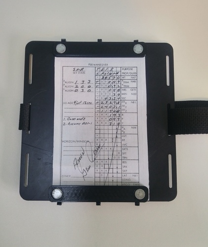 Astronaut Lapboard 3D Print 123714