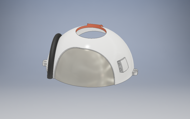 Space Helmet Door Knob Cover 3D Print 123766