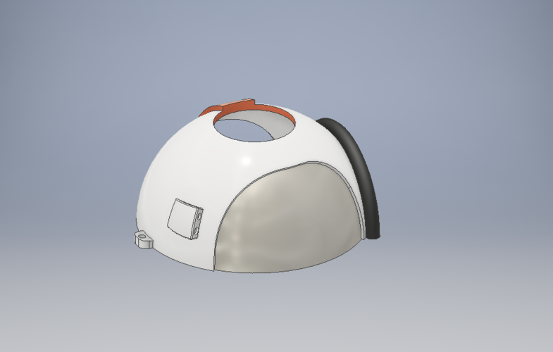 Space Helmet Door Knob Cover 3D Print 123767