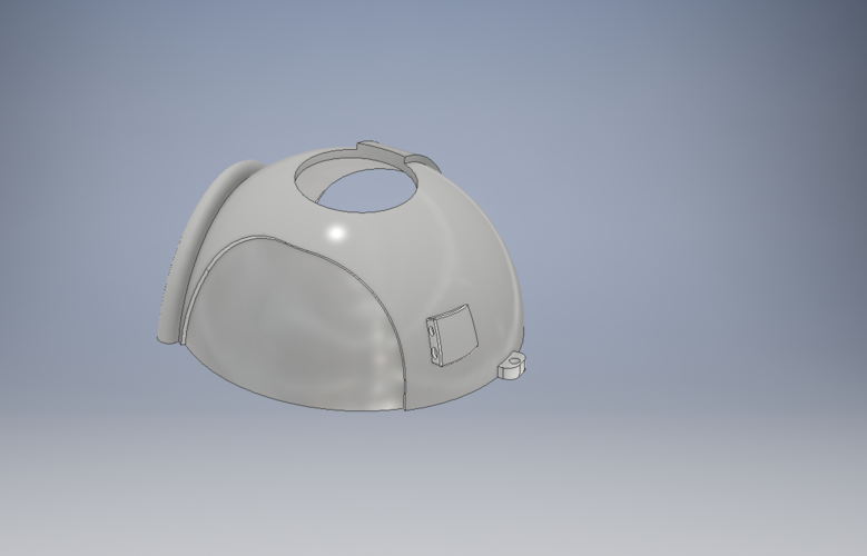 Space Helmet Door Knob Cover 3D Print 123768