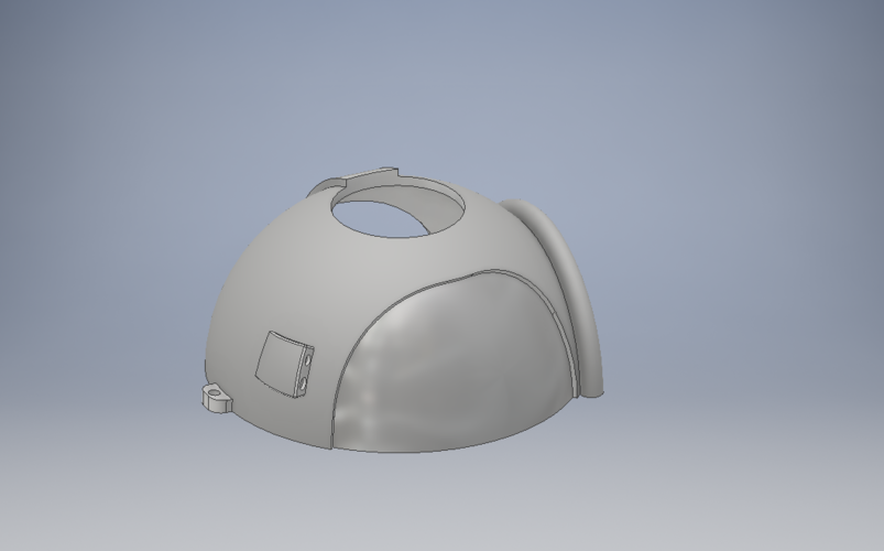 Space Helmet Door Knob Cover 3D Print 123769