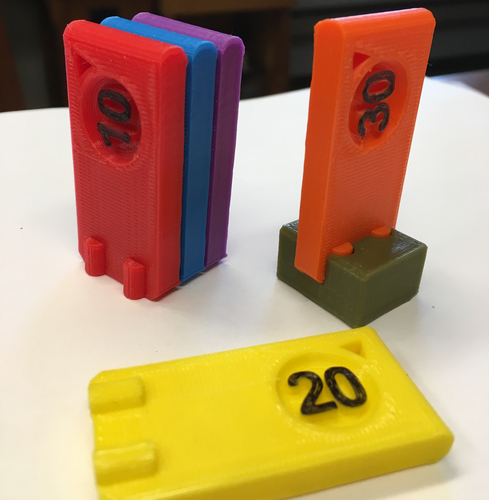 Game Value Chips 3D Print 123777