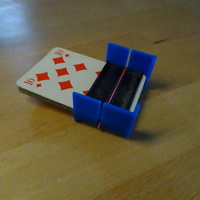 Small space playing cards holder 3D Printing 123866