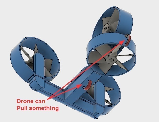 Microgravity drone concept 3D Print 123877