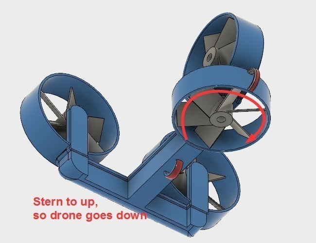 Microgravity drone concept 3D Print 123878