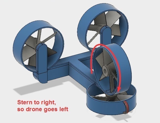 Microgravity drone concept 3D Print 123881