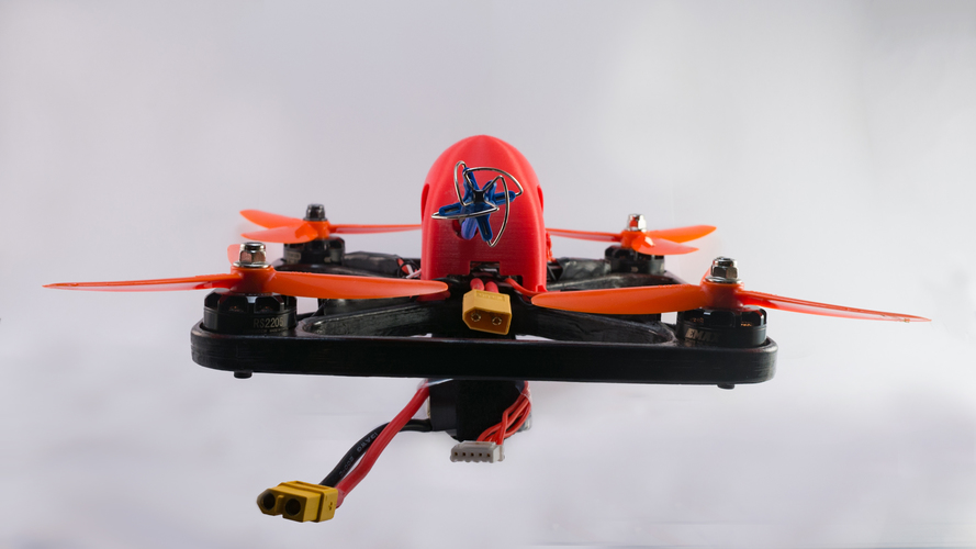 Viper X210 FPV Quadcopter Frame 3D Print 123892