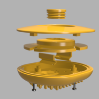 Hair brush and washer assistant for Astronauts - Thumbnail 2