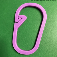 Small Claw Carabiner (part of Med Kit) 3D Printing 123993
