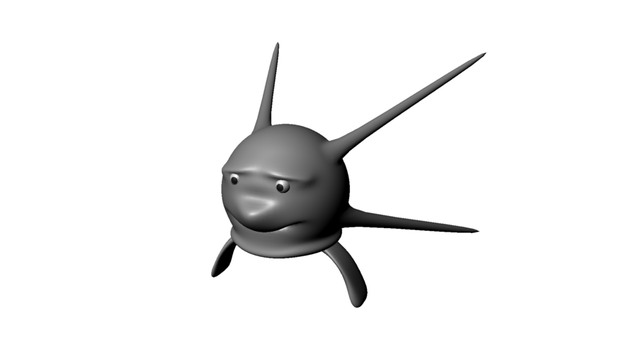 Sputnik Mascot 3D Print 124029