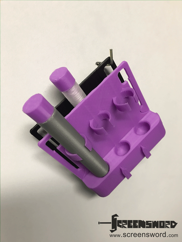 Medical Samples Tube Holder / Organiser (part of Med Kit) 3D Print 124126