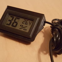 Small Digital thermometer holder 3D Printing 124166