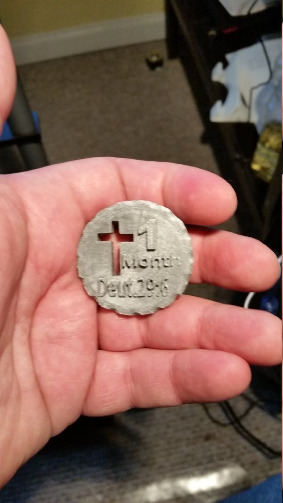 3D Printed Recovery Coin by tech outreach73 Pinshape