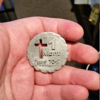 Small Recovery Coin 3D Printing 124299