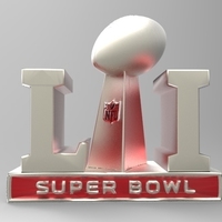 2017 NFL SUPER BOWL TROPHY & ALL 32 TEAM HELMETS  (PACKAGE) - Thumbnail 2