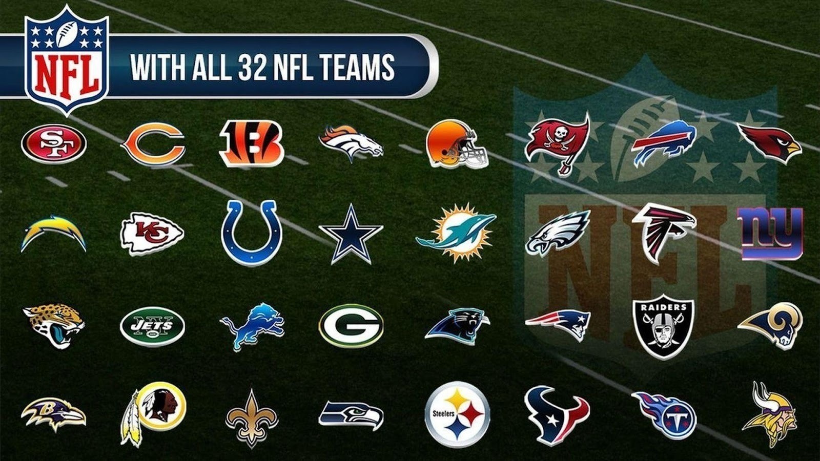 All 32 Teams - NFL