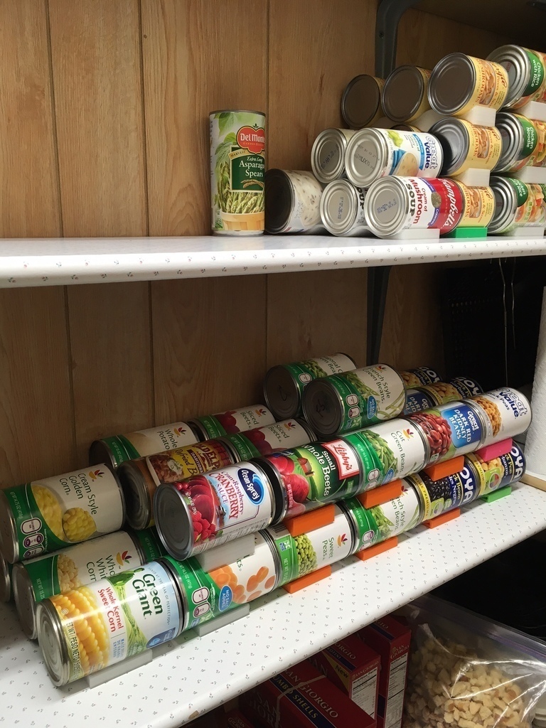 3d Printed Can Stacker Holder Pantry Organizers By Brooktrout