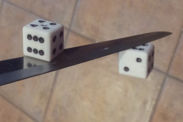 Magnet dice 3D Print 124415