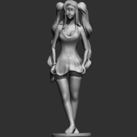 Small Anime girl 3D Printing 124453