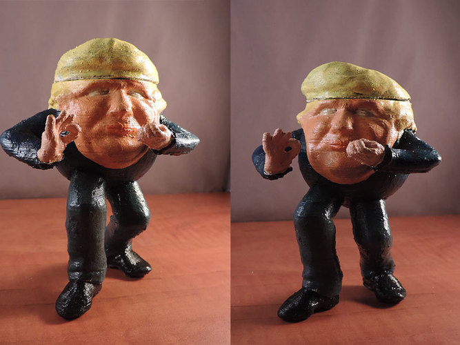 3D Printed Trumpty Dumpty by phill_luland | Pinshape
