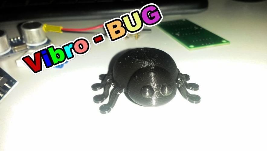 vibro-bug on the 3D printer. 3D Print 124533