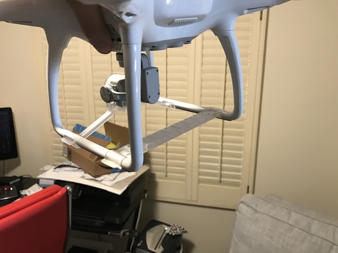 DJI Phantom 4 Flight Rack 3D Print 124629