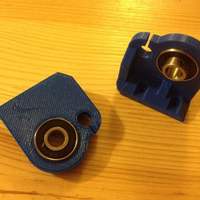 Top Brackets for Prusa i3 Hephestos 8mm Lead Screw Upgrade  - Thumbnail 3