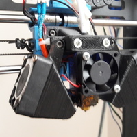E3D v6 Prusa i3 Mount with 2x 40mm fan ducts - Thumbnail 2