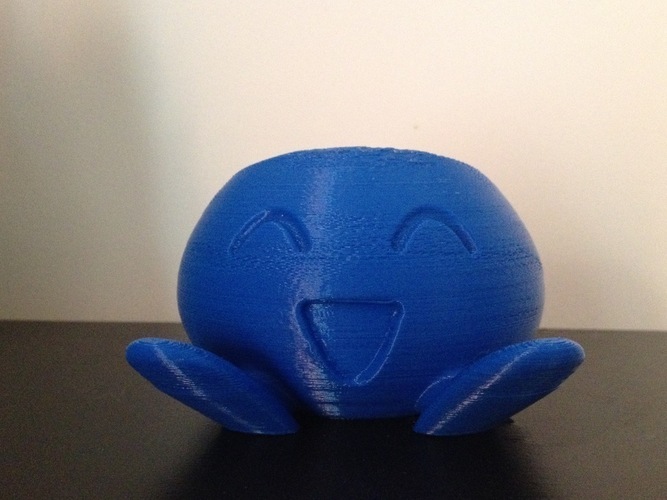 ODDRAIN : Oddish High Poly Planter [Printable without supports] 3D Print 124720