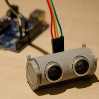 HC-SR04 Casing + Angle Adjustable Cradle - Thumbnail 2