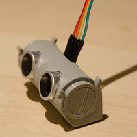 HC-SR04 Casing + Angle Adjustable Cradle - Thumbnail 4
