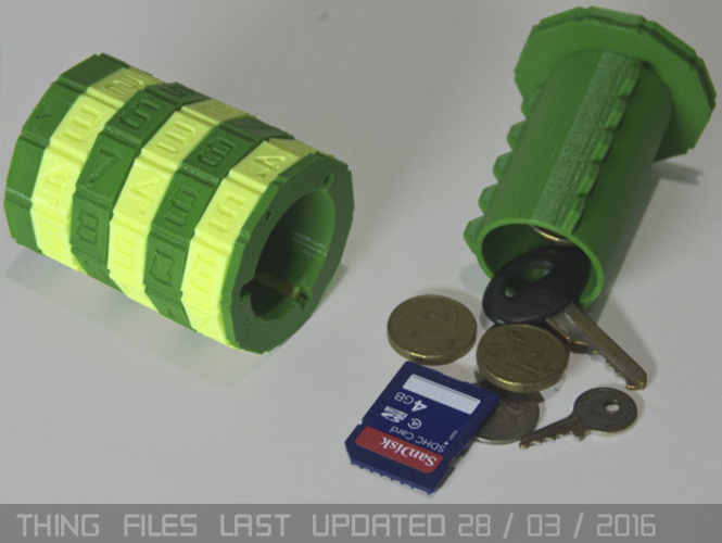 Combination Safe 00 3D Print 124822