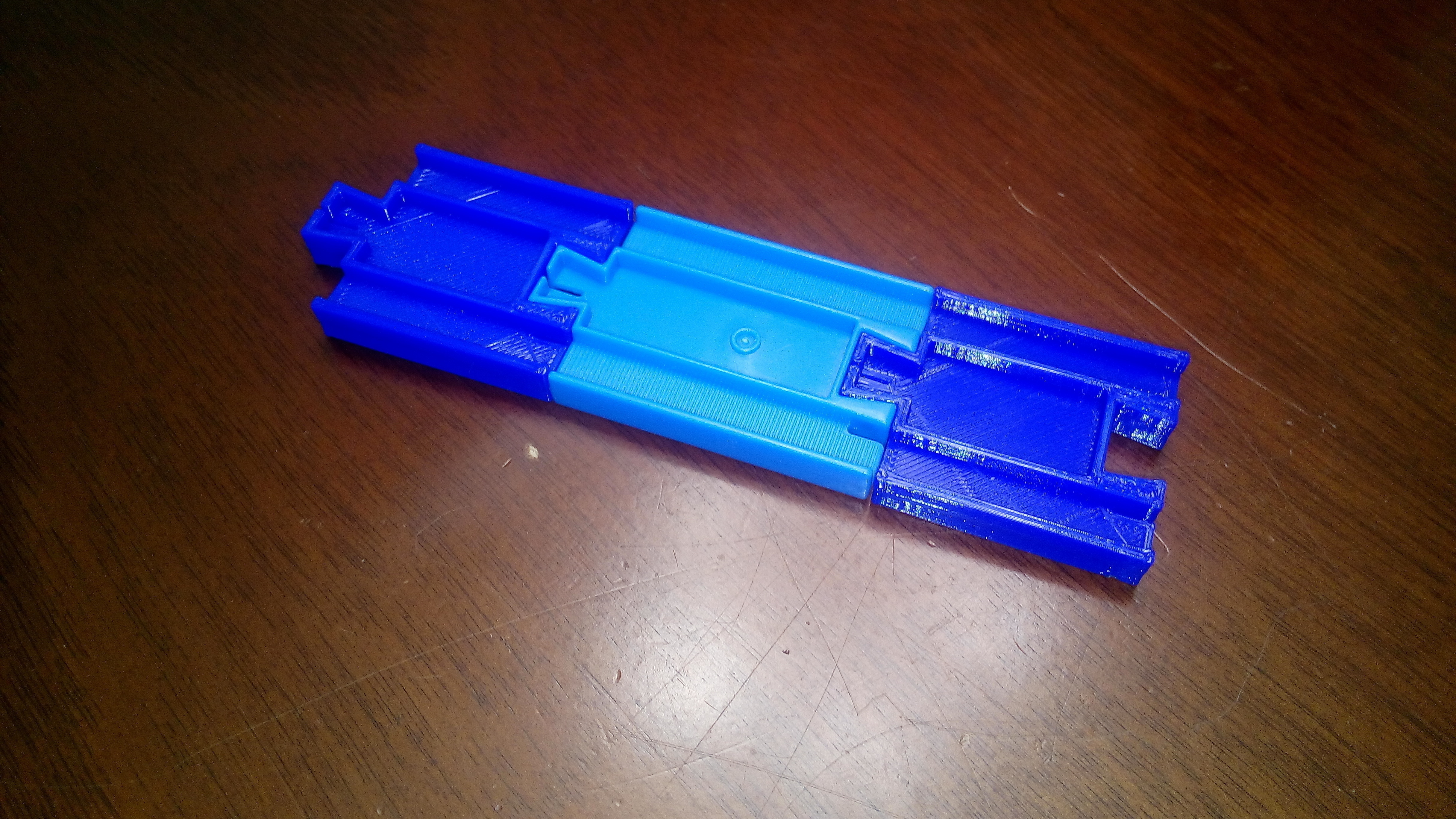 blue tomy train track